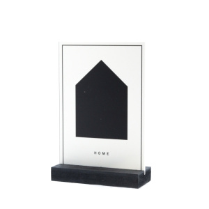 Decoplaatje – home – met houder