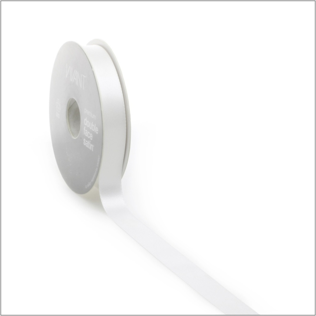 Double faced satijn – 25 meter – off white