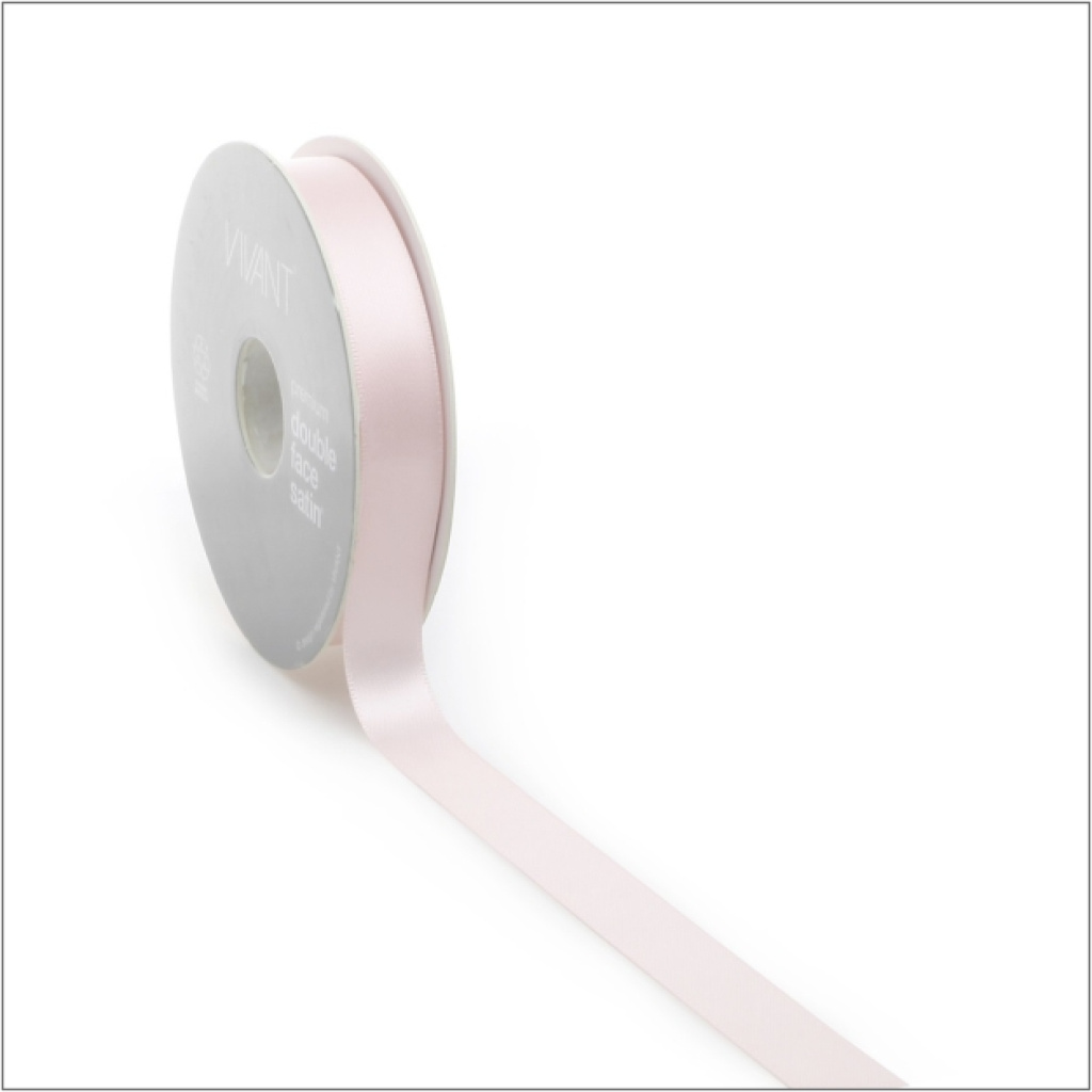 Double faced satijn – 25 meter – roze