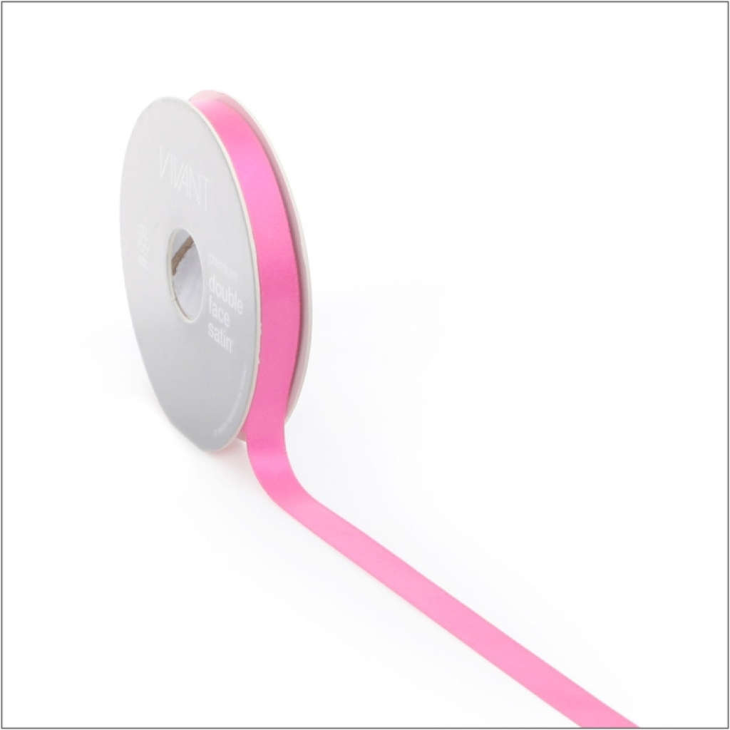 Double faced satijn – 25 meter – magenta
