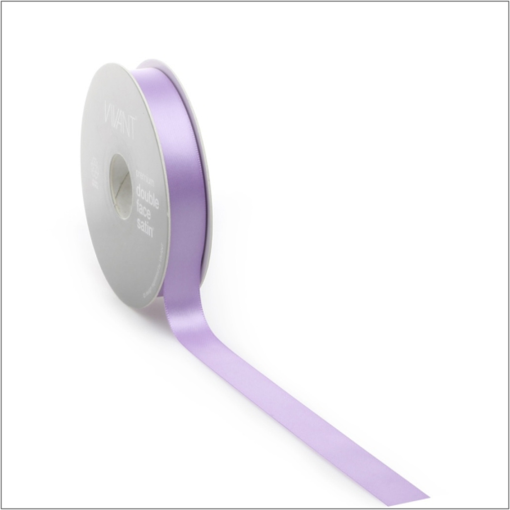 Double faced satijn – 25 meter – lila