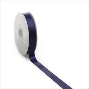 Double faced satijn – 25 meter – donker blauw