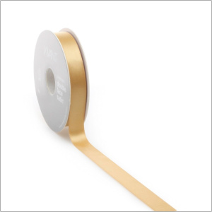 Double faced satijn – 25 meter – goud