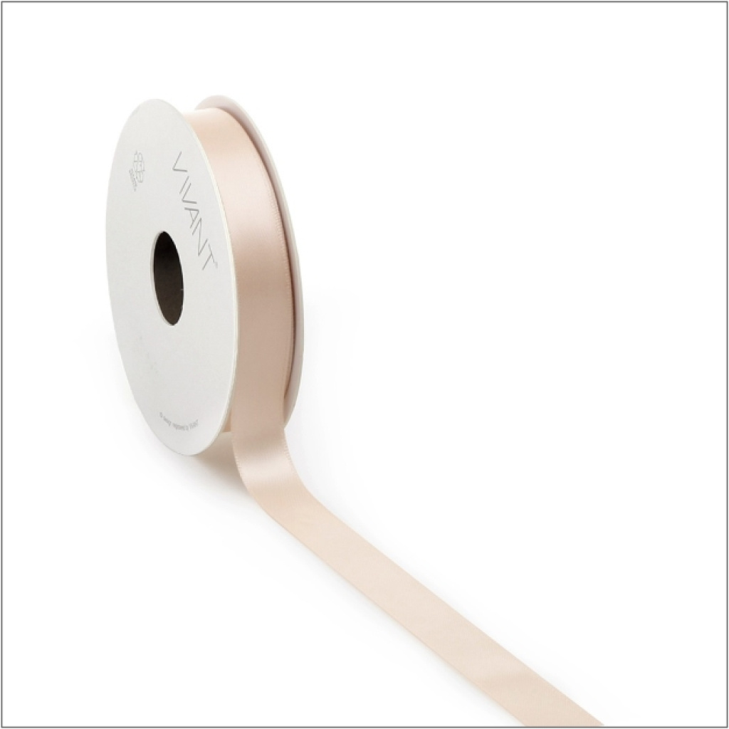 Double faced satijn – 25 meter – zalm