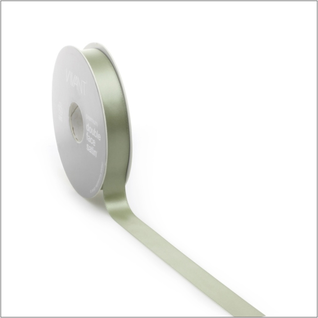 Double faced satijn – 25 meter – Olijf
