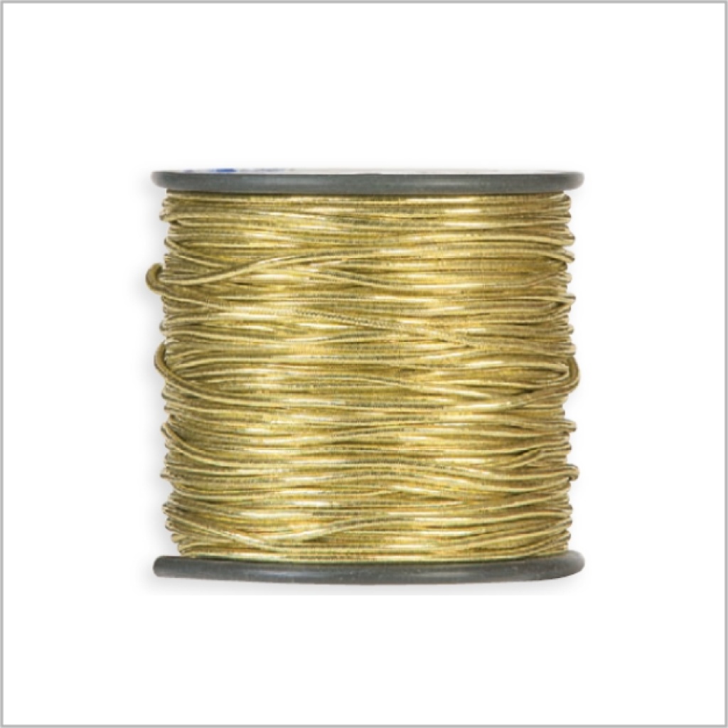Elastiek – 2mm x 50 meter – Goud