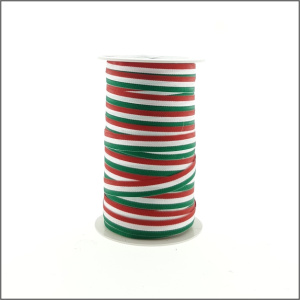 Lint Italiaanse vlag-10mm x 25 meter