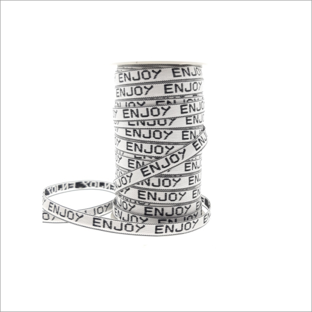 Enjoy – Lint wit-zwart