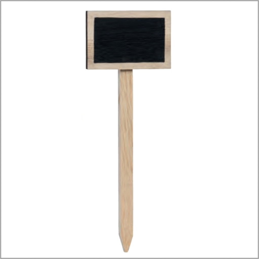 Krijtbord – Plant pin - 6 stuks