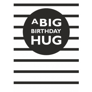 Wenskaart – birthday hug