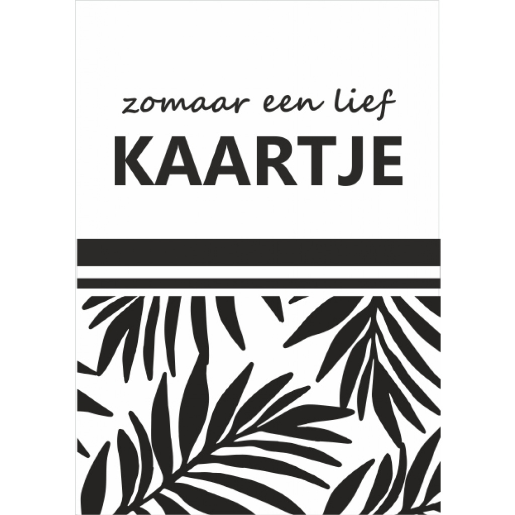 Wenskaart – zomaar een kaartje