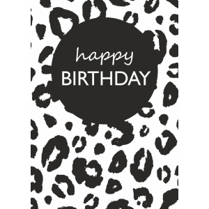 Wenskaart – happy birthday