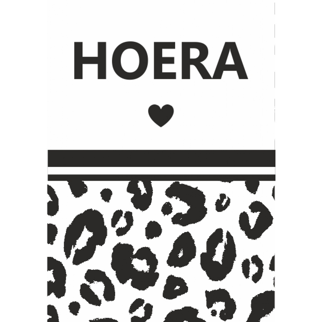 Wenskaart – hoera