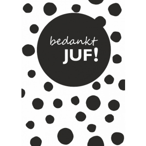 Wenskaart – Bedankt juf