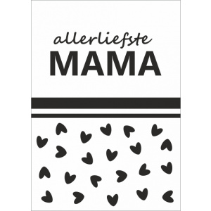 Wenskaart – allerliefste mama