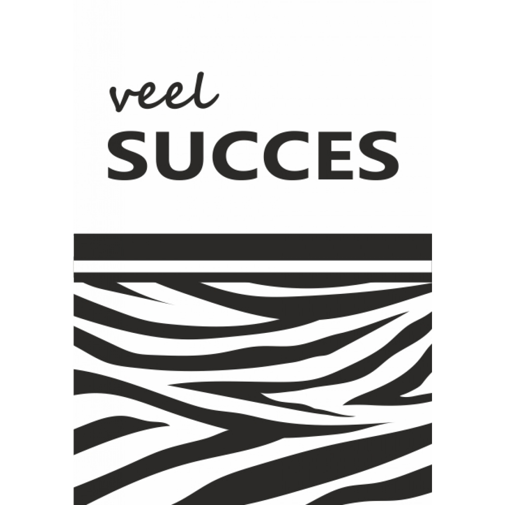 Wenskaart – veel succes