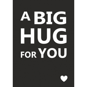 Wenskaart – big hug for you