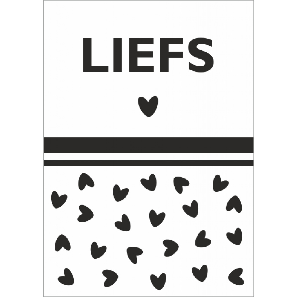 Wenskaart – liefs