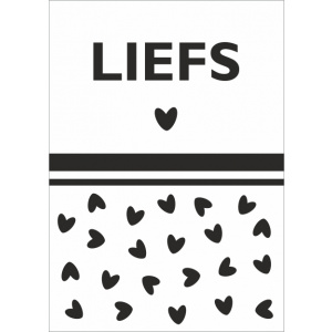 Wenskaart – liefs