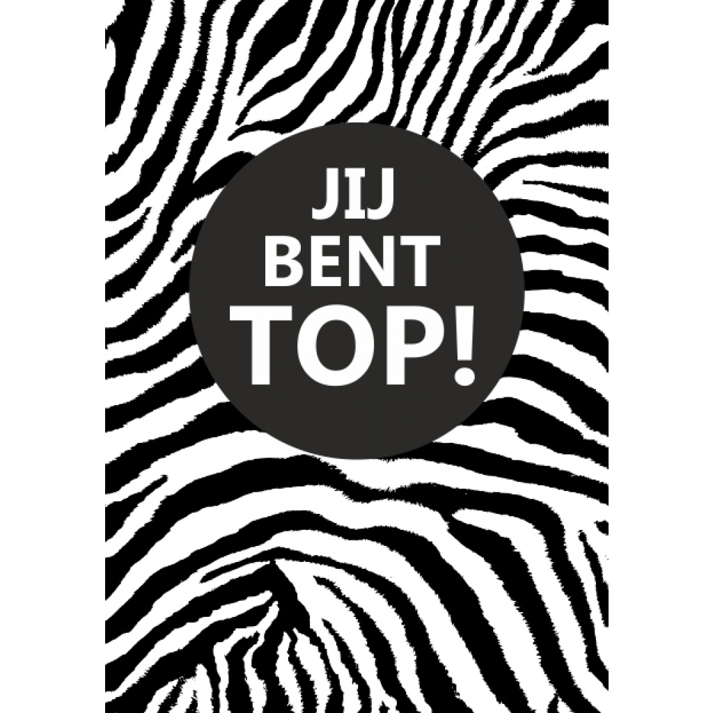 Wenskaart – jij bent top