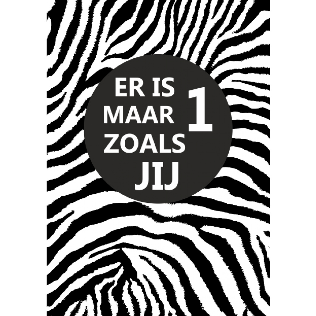 Wenskaart – 1 zoals jij