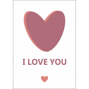 Wenskaart – i love you