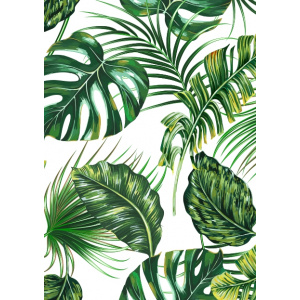 Wenskaart – botanische bladeren