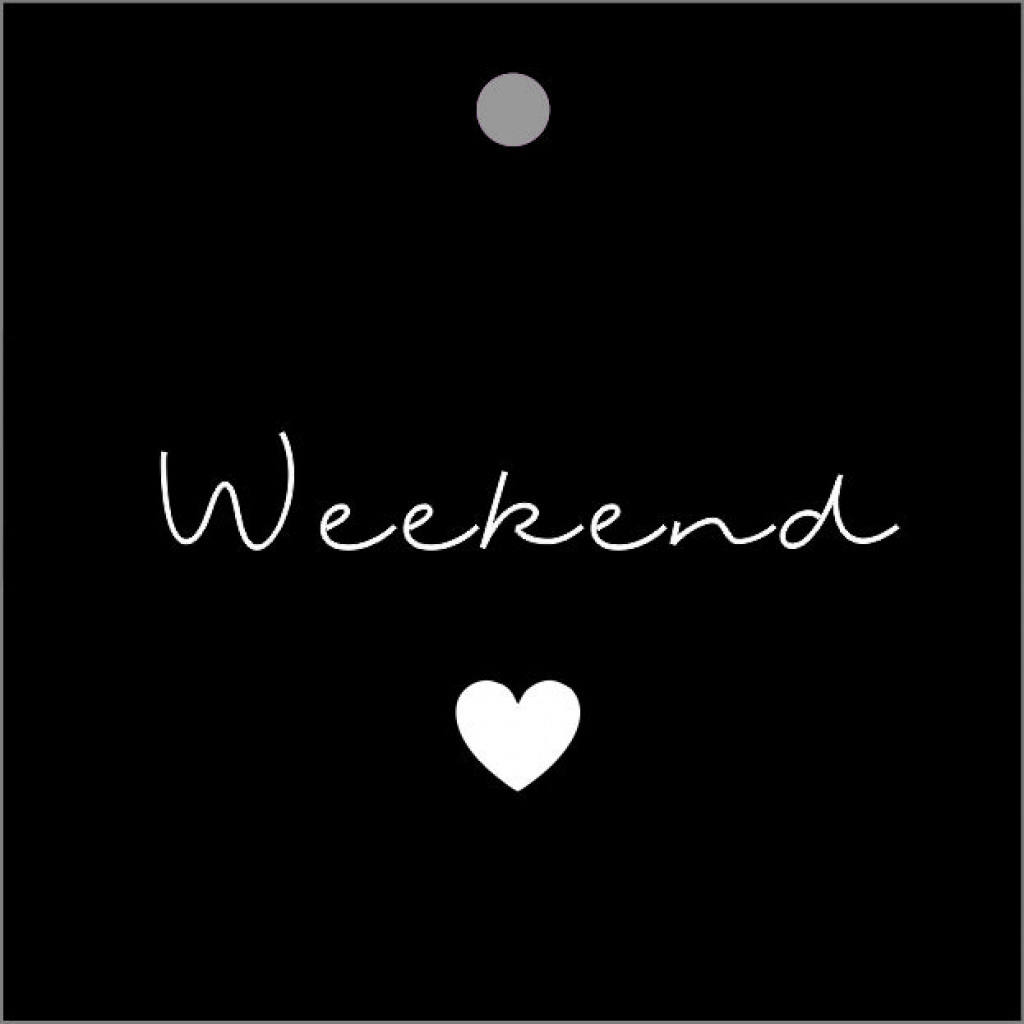 Cadeaukaartje – Weekend