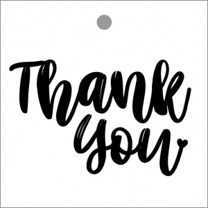 Cadeaukaartje – Thank you