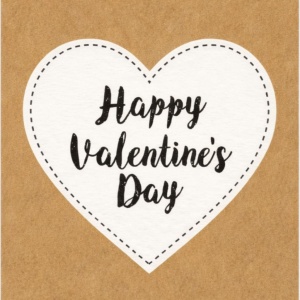 Cadeaukaartje – “Happy Valentine’s Day”