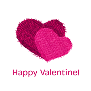 Cadeaukaartje – “Happy Valentine!”