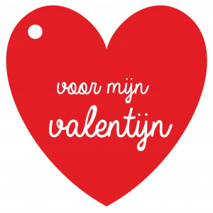 Cadeaukaartje – valentijnhart