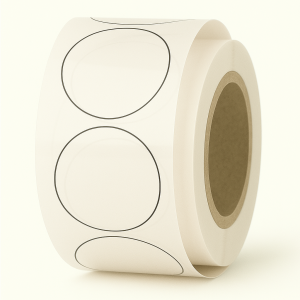 Etiketten – Rond 25mm – transparant – 1000 stuks