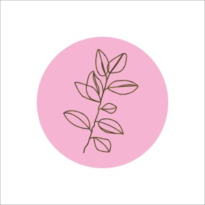 250x - "Tak" - Wensetiketten - Gelegenheidsetiketten - Zacht Roze met Bruine Metallic Opdruk - Ø40mm - Stickers