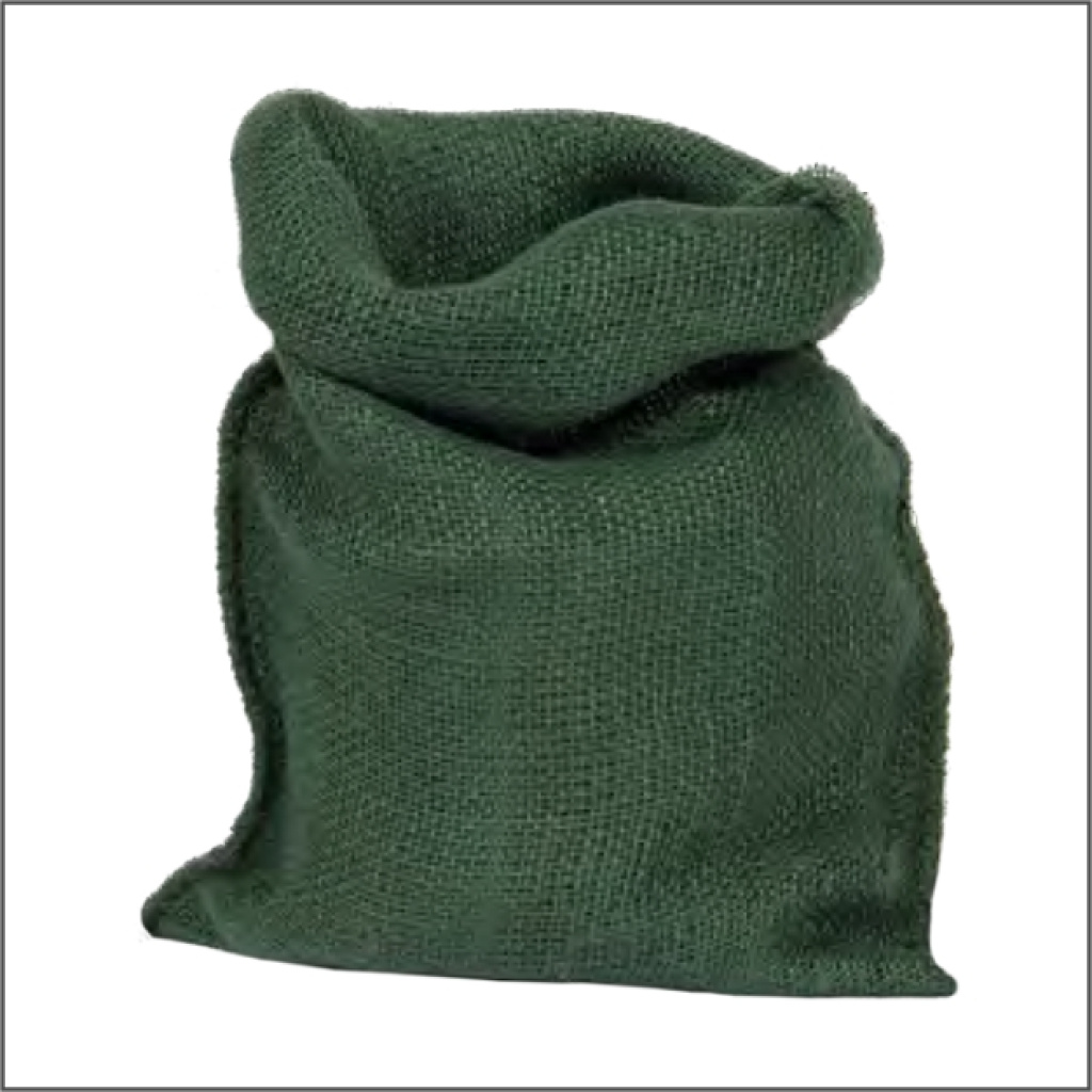 Jute zak – 50x75cm – Groen