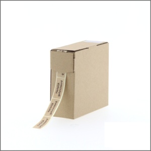 Stickers - Hartelijk Gefeliciteerd - 38x16mm - Kraft Etiketten - 500 Stuks - Gelegenheid Sluitzegels