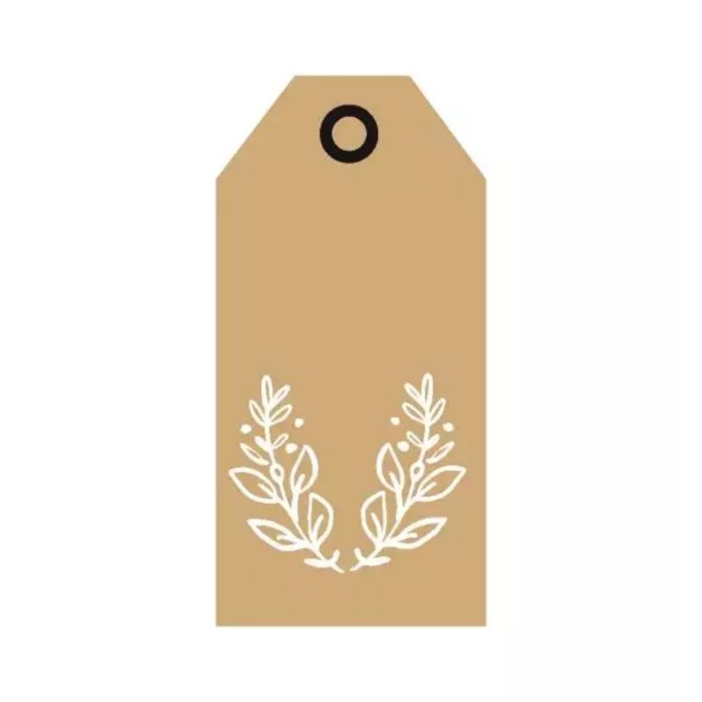 Cadeaukaartje – blanco – kraft