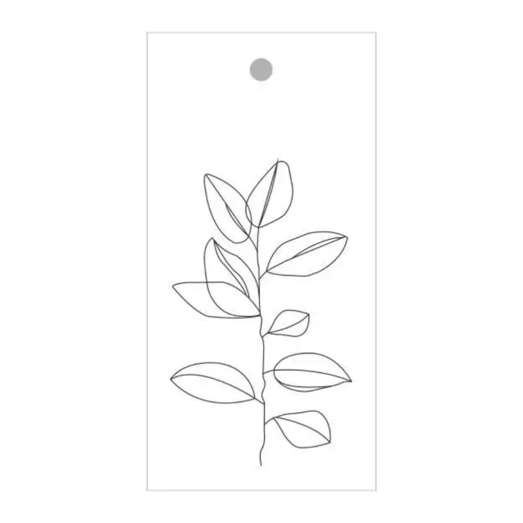 Cadeaukaartje – blanco – tak