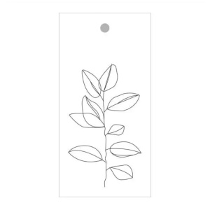 Cadeaukaartje – blanco – tak