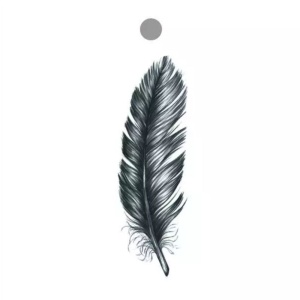 Cadeaukaartje – blanco – veer