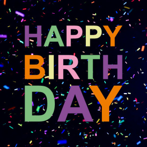 Cadeaukaartje – happy birthday