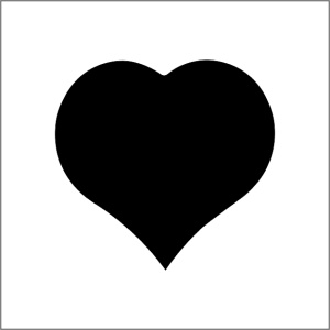 Stickers - Hart XXL Zwart - 250 Stuks - Etiketten - Sluitzegel - Mat Zwarte Hartjesstickers voor Cadeaus en Decoratie