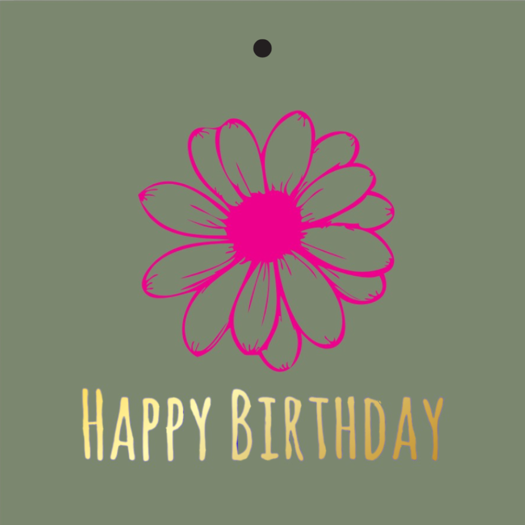 Cadeaukaartje – “Happy Birthday”