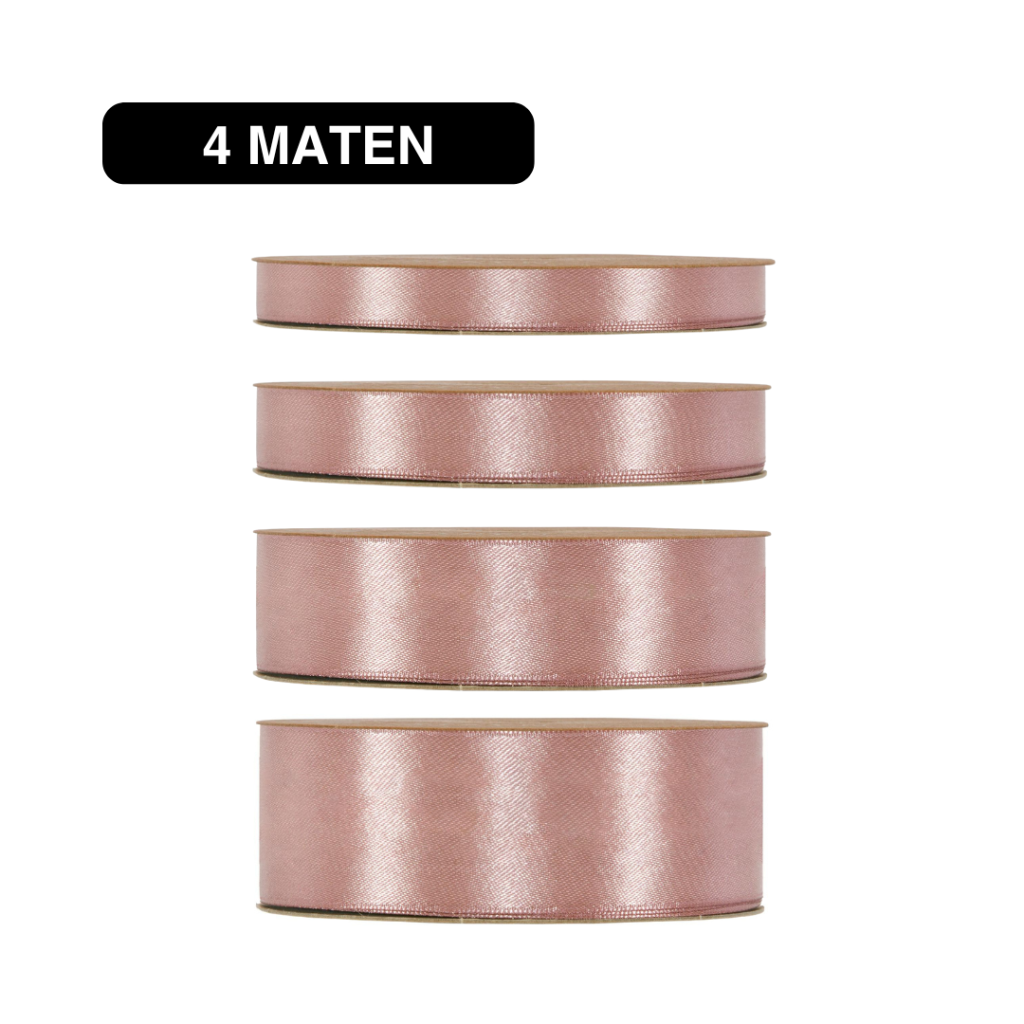 Double Satin Classic – Oud Roze – 50m – Lint