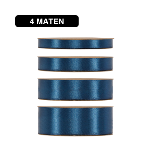 Double Satin Classic – Donker Blauw – 50m – Lint