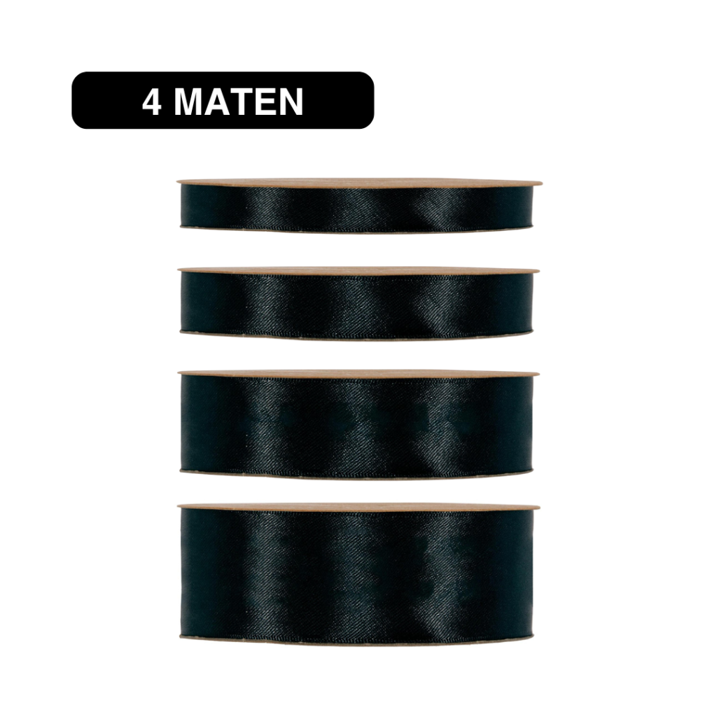 Double Satin Classic – Zwart – 50m – Lint