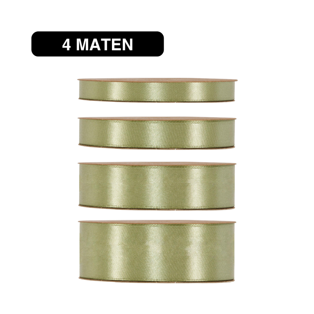 Double Satin Classic – Sage Groen – 50m – Lint