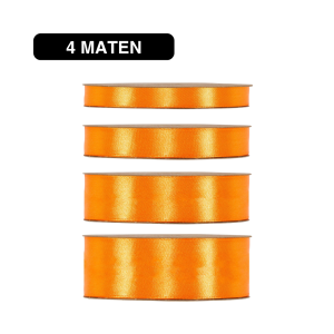 Double Satin Classic – Oranje – 50m – Lint
