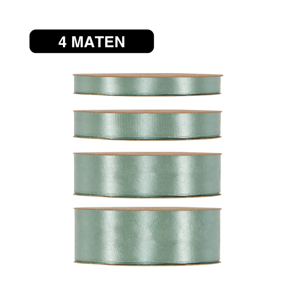 Double Satin Classic – Olijf Groen – 50m – Lint