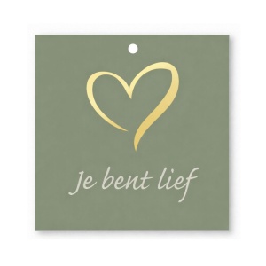 Cadeaukaartje – “Je bent lief”